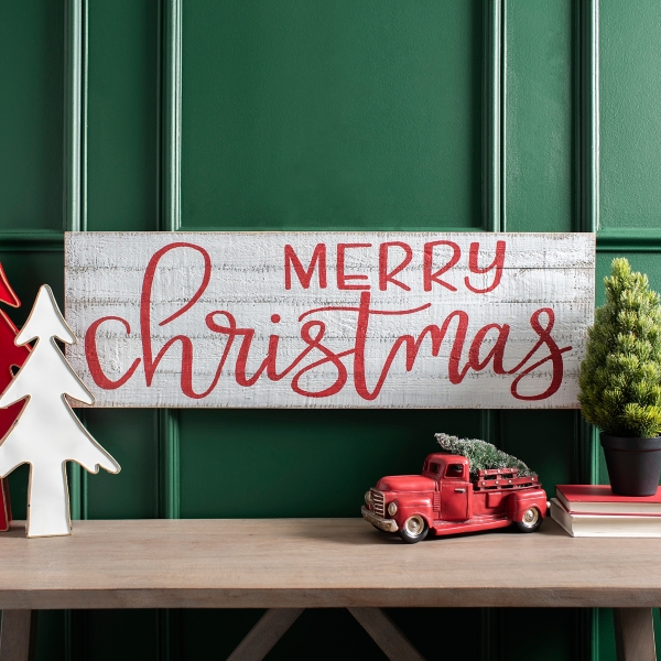 Merry Christmas Wood Wall Plaque Kirklands