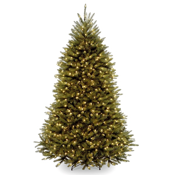 Artificial Christmas Tree Pre Lit Led Woodland Spruce Tree 6 Ft
