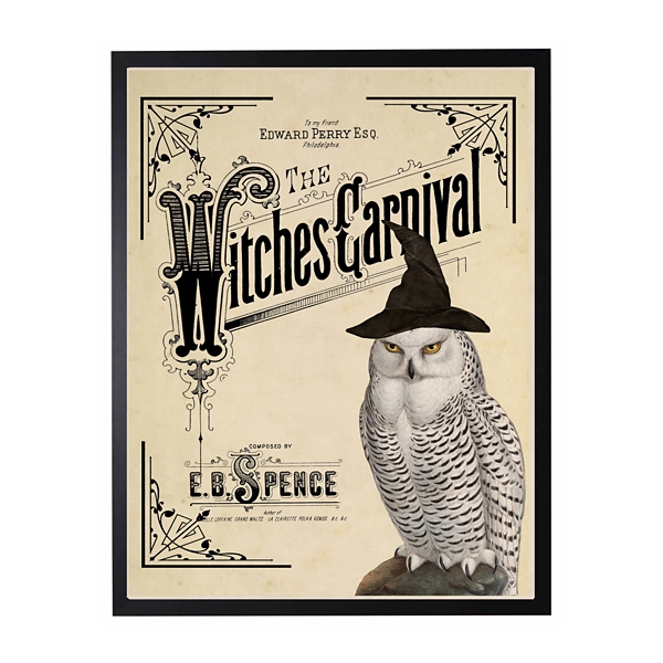 Celebrate the season with these frightfully fun decorating tricks. Witches Carnival Framed Halloween Wall Art Kirklands