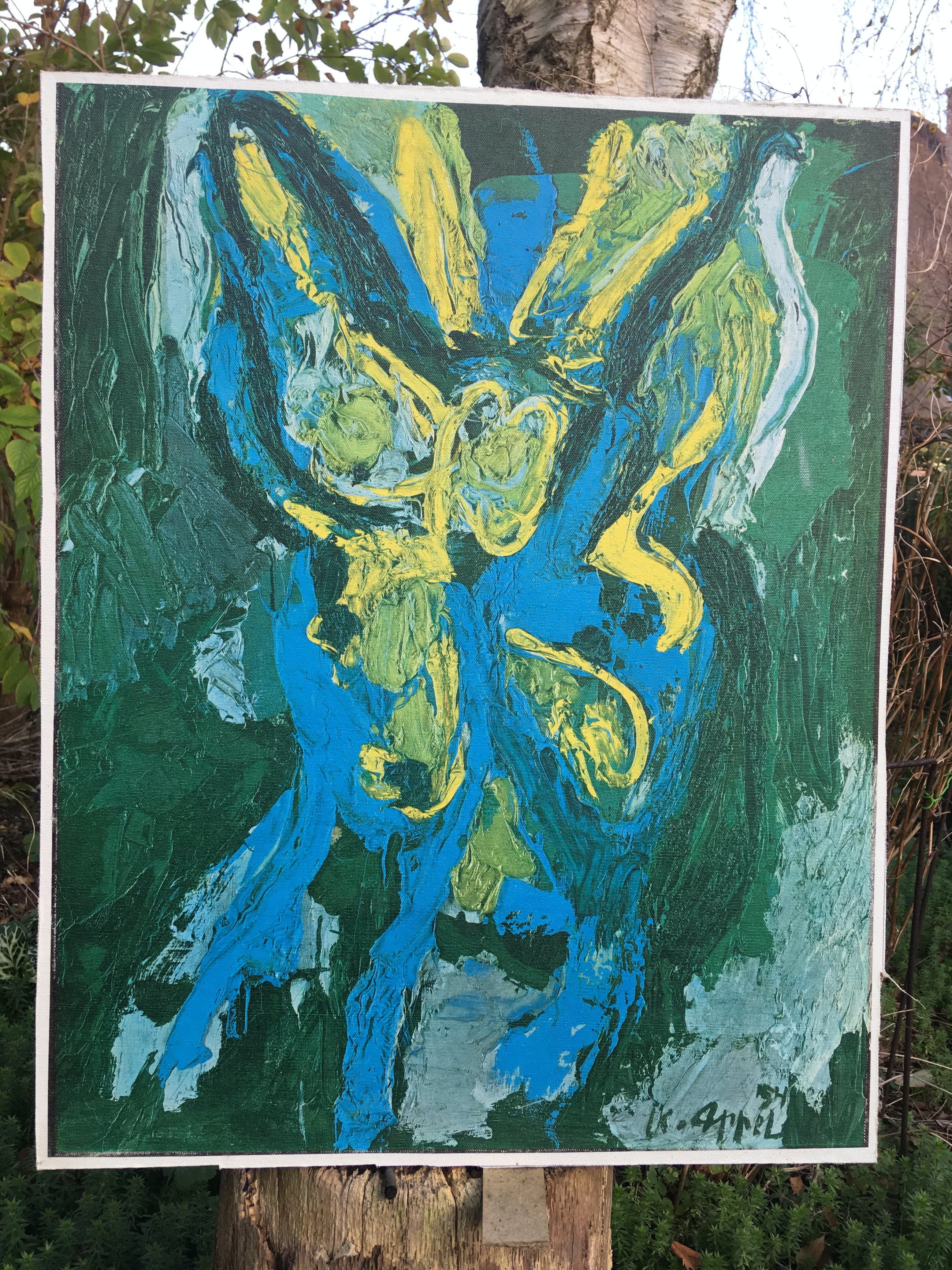 Karel Appel Zeefdruk Op Linnen Verkocht Kunstveiling Nl