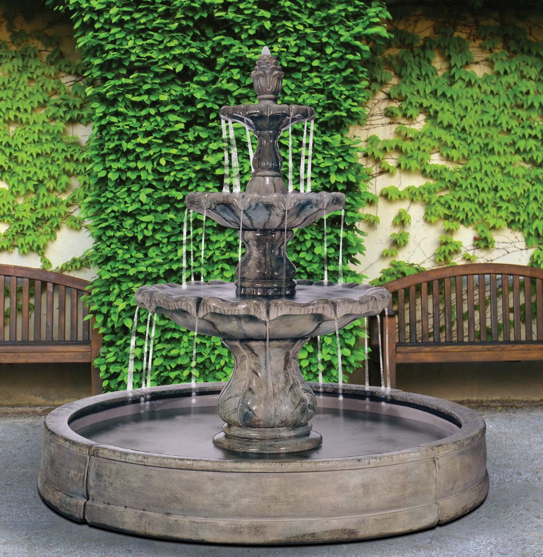outdoor fountains patio & garden water fountains page 3 lamps plus on lamps plus outdoor fountains