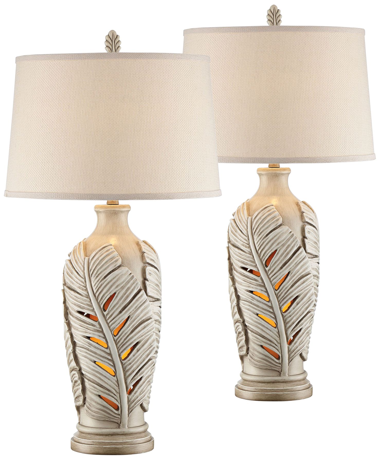 Tropical, lamp sets, bedroom, table lamps