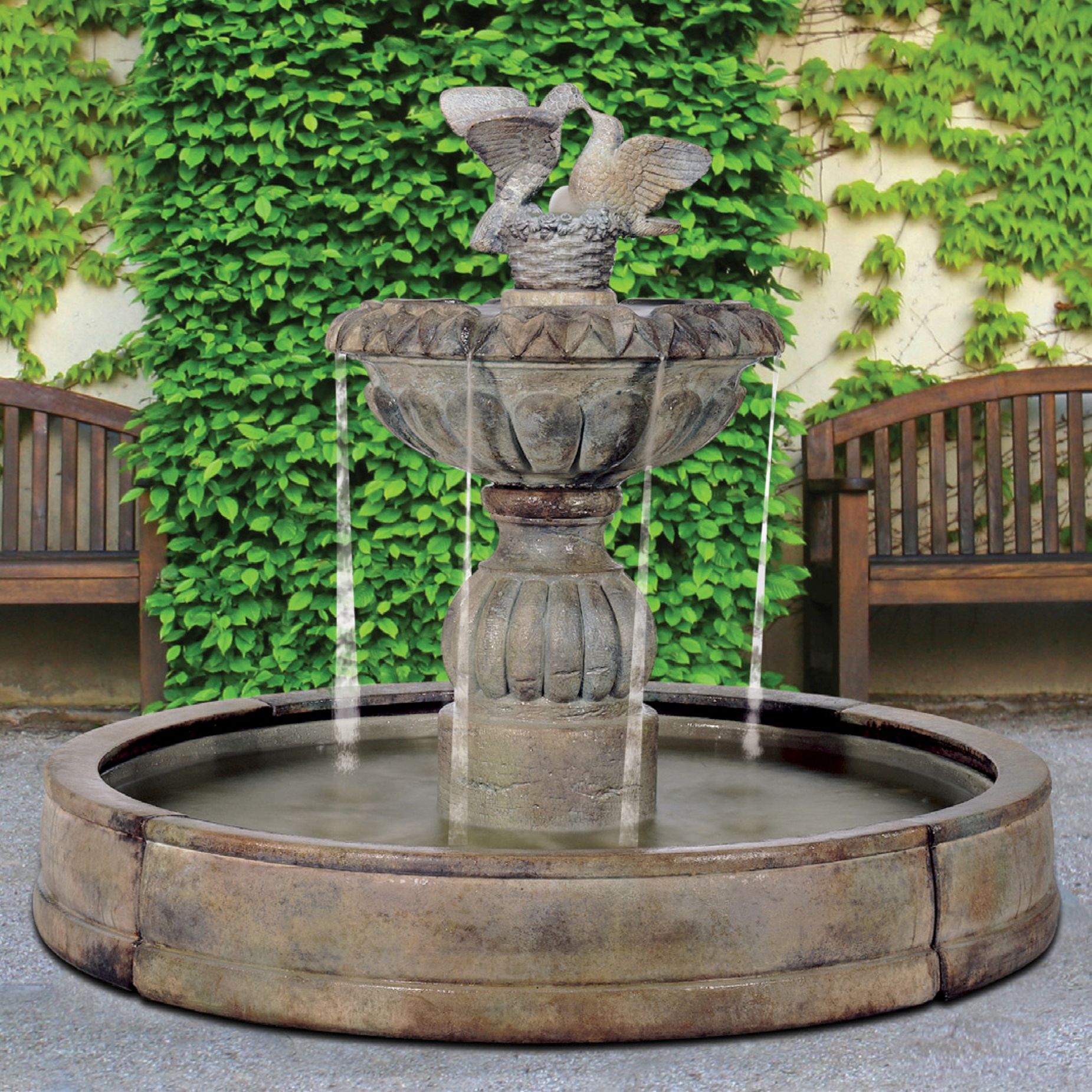 outdoor floor fountains page 3 lamps plus on outdoor floor fountain stores
