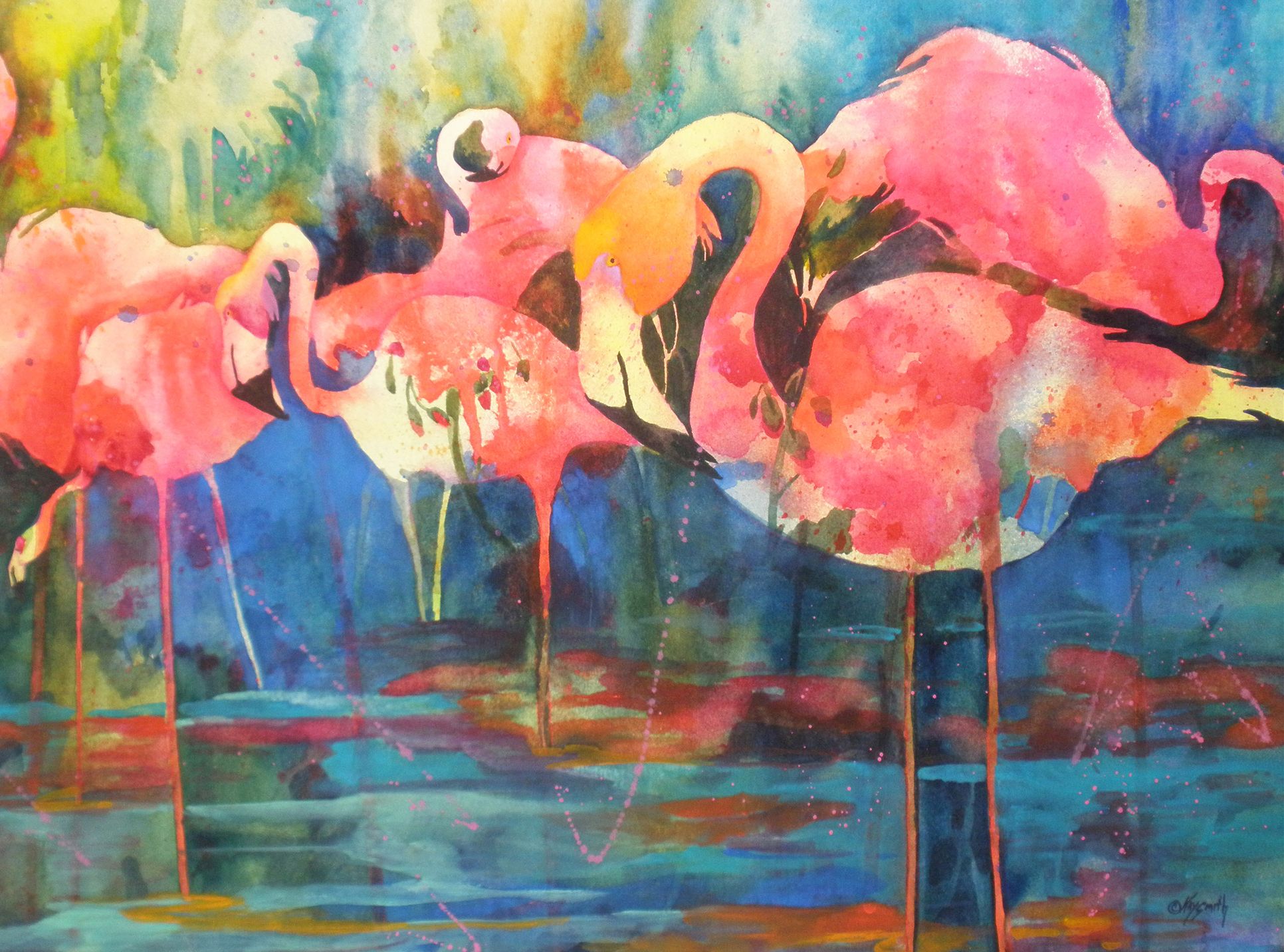 Buy top selling products like solo stove bonfire fire pit in silver and vanderbilt gas . Flirty Flamingos 40"W All-Weather Outdoor Canvas Wall Art