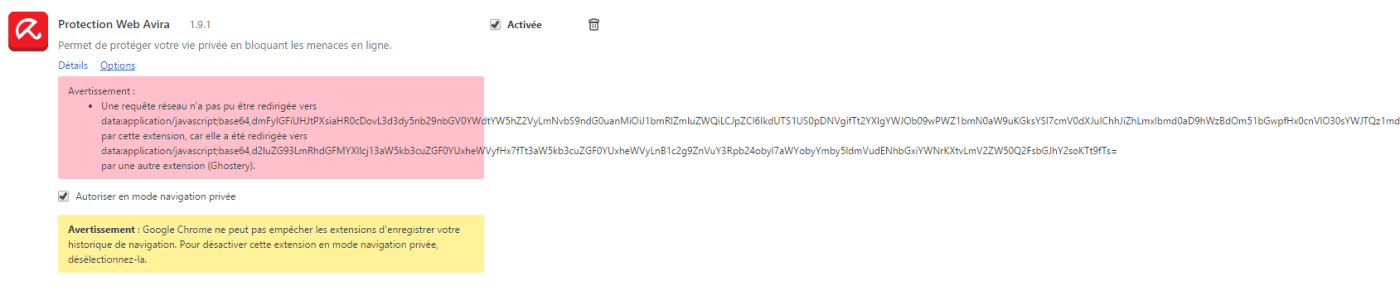 Image 3 détection scrip javascript via Avira Web Protection
