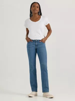 womens stretch relaxed fit straight leg jean womens jeans lee on women's relaxed fit jeans high rise
