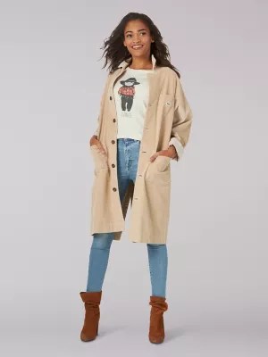 womens vintage modern corduroy barn jacket womens jackets vests lee on women's corduroy barn jacket