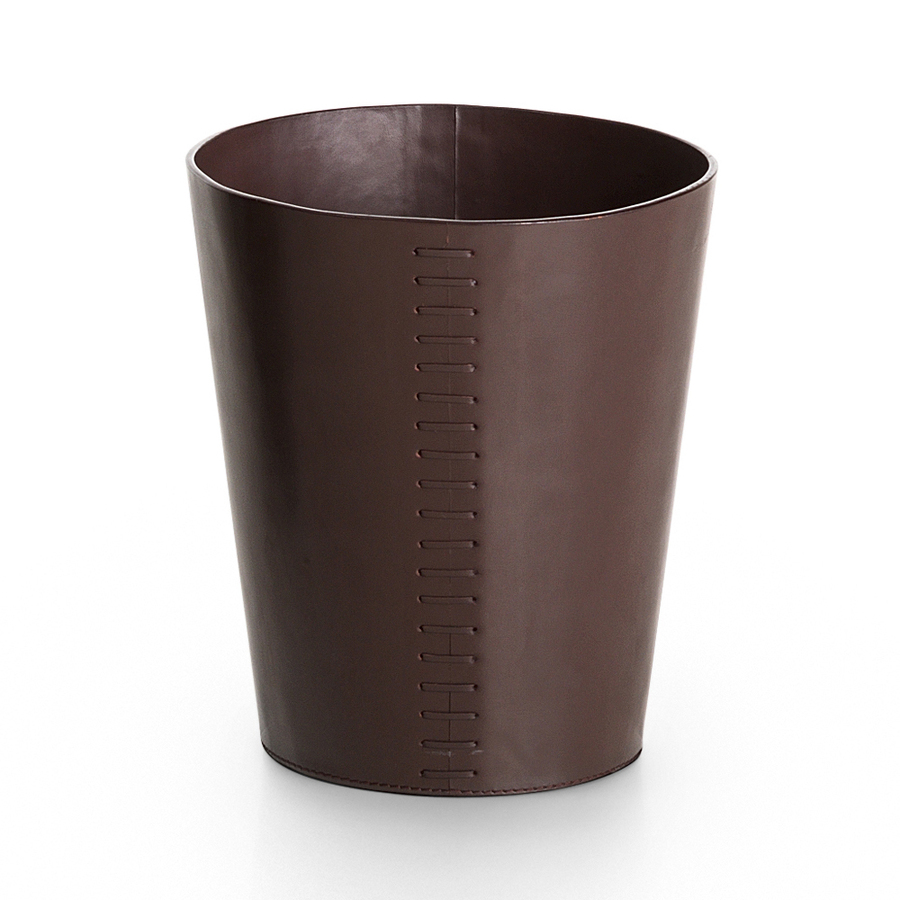 Shop ws bath collections brown indoor garbage can at lowes.com