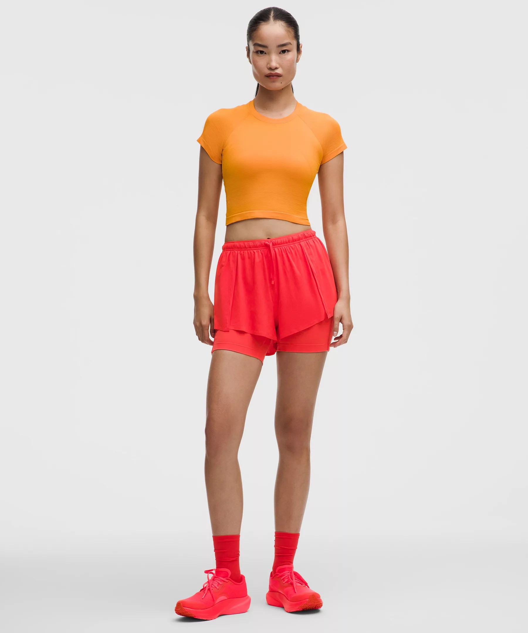 lululemon Women’s Lightweight 2-in-1 Running High-Rise Short 