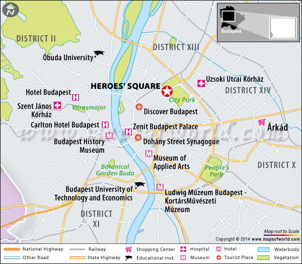 Ab 44€ (6̶5̶€̶) bei tripadvisor: Heroes' Square, Budapest, Hungary - Map, Facts, Location