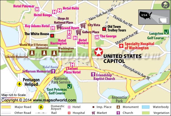US Capitol Building Washington D C Map Facts Location Best Time Us Capitol Building Map 