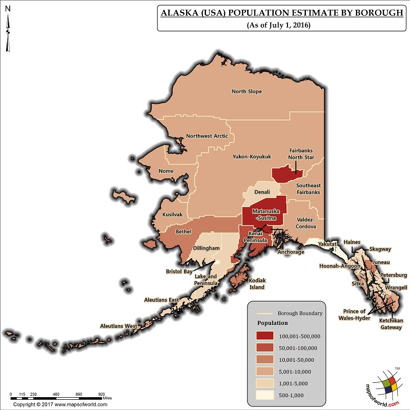Alaska Population Density Graph Alaska Map Population By County 