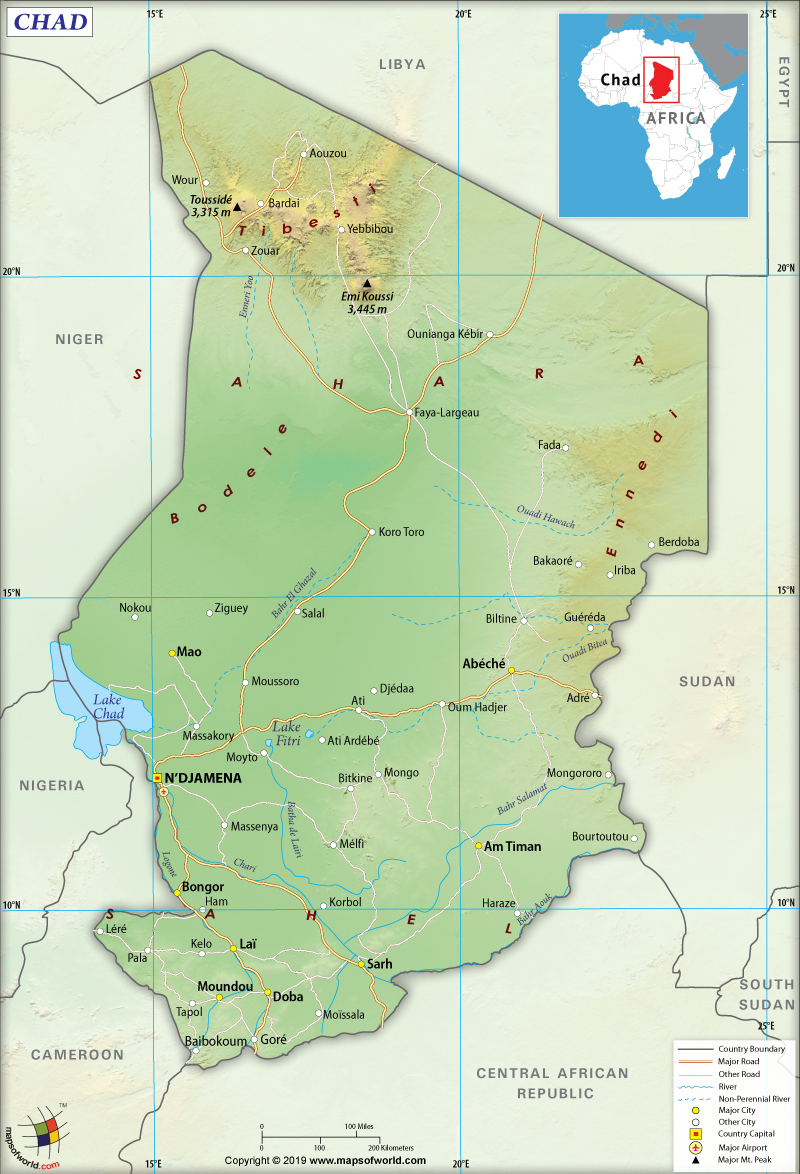What Are The Key Facts Of Chad Chad Facts Answers Map Of Chad 