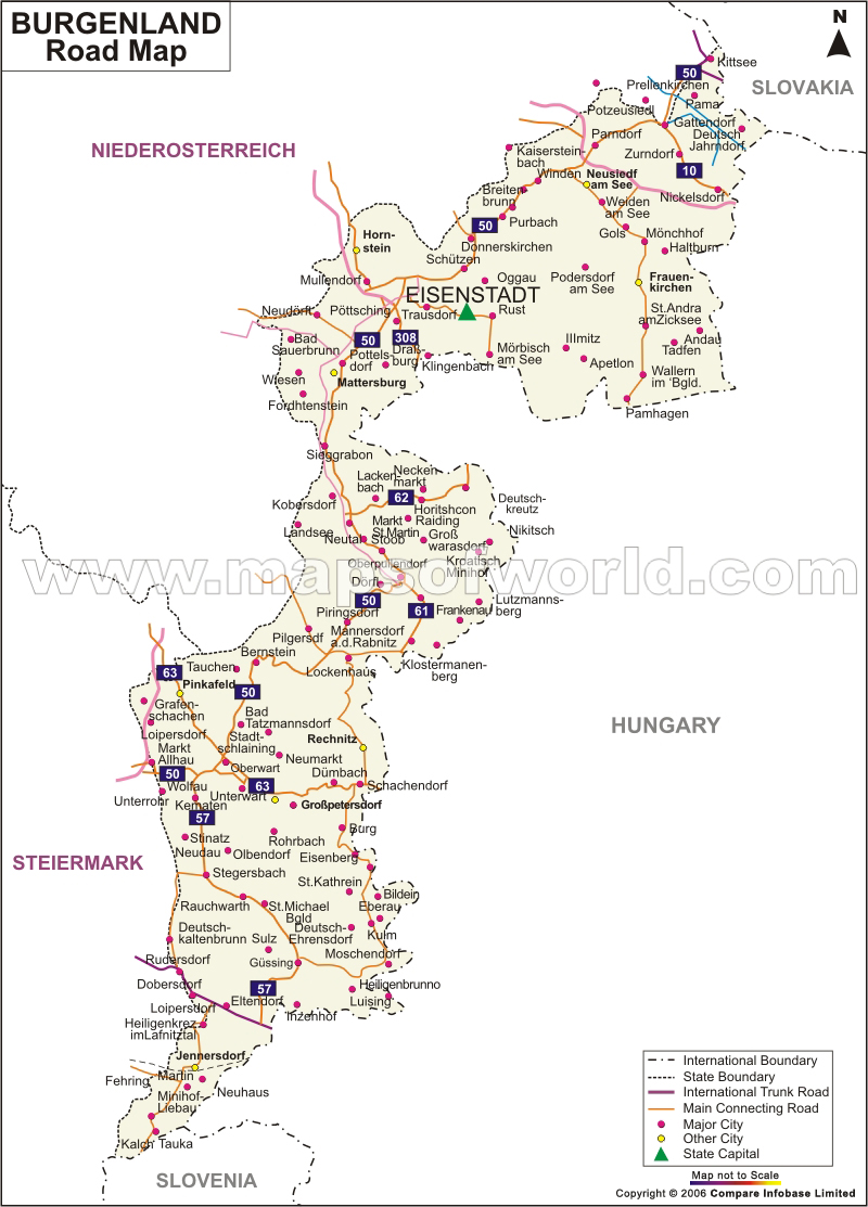 Burgenland road map