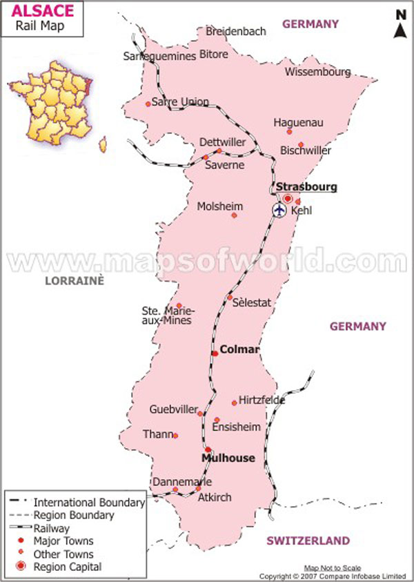 Alsace Lorraine Region Of France Alsace Rail 