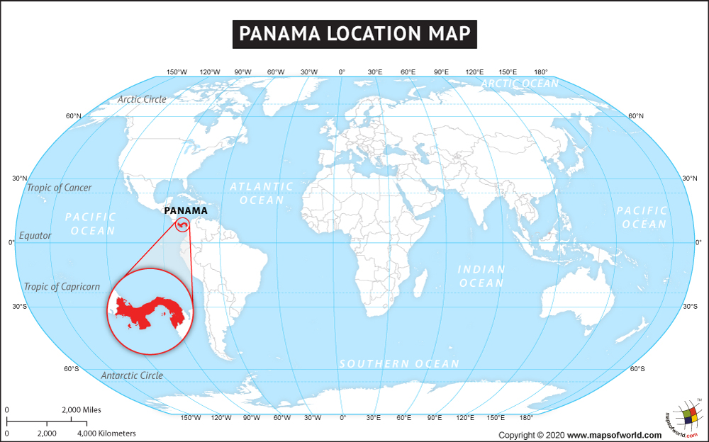 Where Is Panama Where Is Panama Located Panama Location Map 