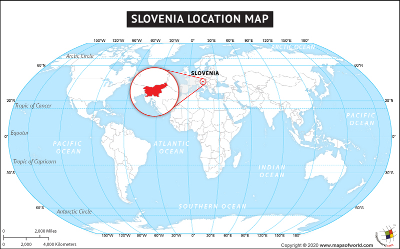 Where Is Slovenia Where Is Slovenia Located Slovenia Location Map 