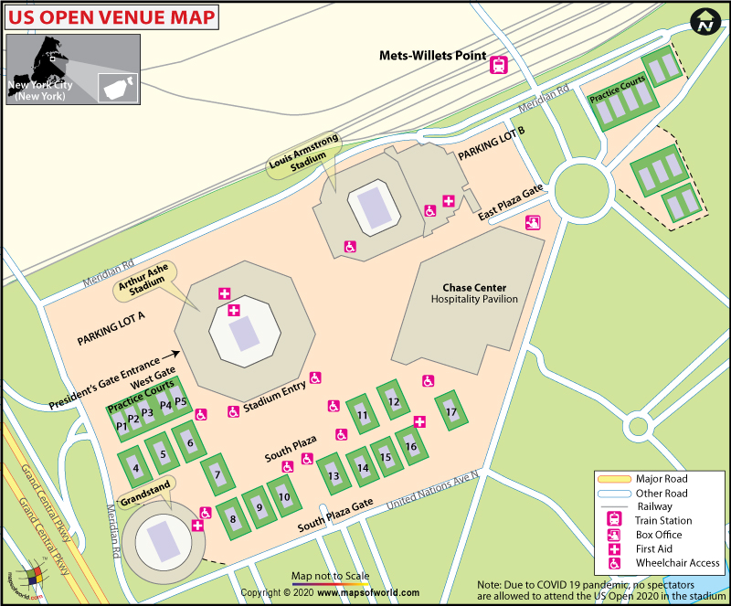 US Open Tennis Results Venues Schedule Us Open Venues 