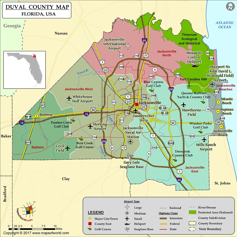 Duval County Florida Zip Code Map At Carl Buteau Blog Duval County Map 