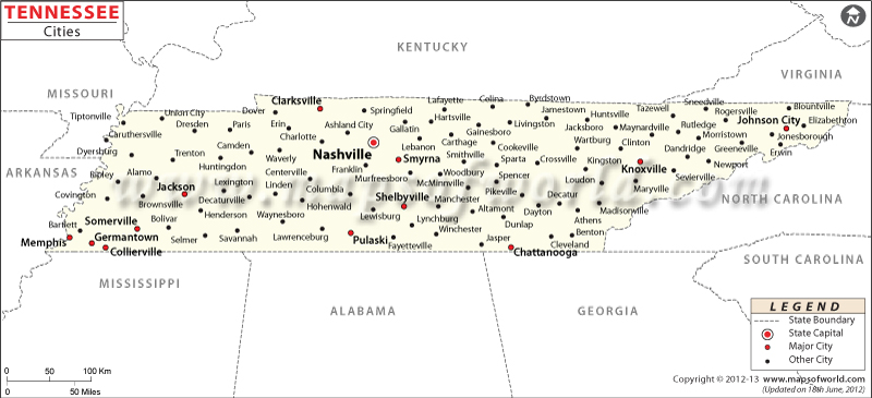 Tourist Map Of Tennessee Cities 60 Photos Com Tenesse Cities 