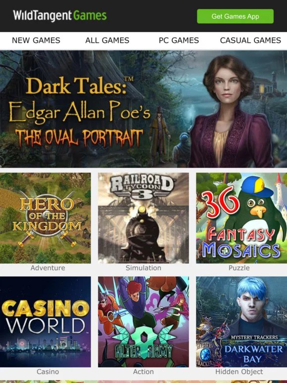 WildTangent Games New Games For You Hidden Object Time Management C@2x 