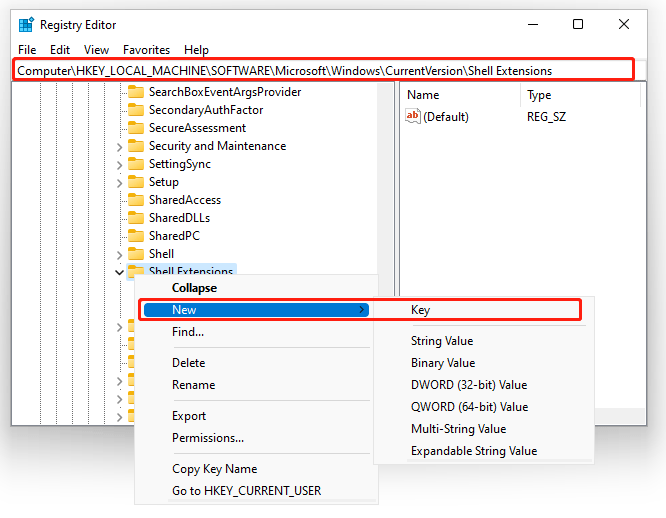 How to Add or Remove “Cast to Device” Context Menu in Windows 11 - MiniTool Partition Wizard (5) How to Add or Remove “Cast to Device” Context Menu in Windows 11 - MiniTool Partition Wizard (5)
