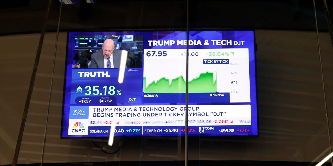 'djt' stock flattens out as investors take in trump's cabinet moves