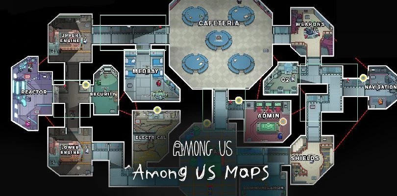 Among Us Maps Detailed Rooms Layout Secrets And Tips Among Us Maps.webp