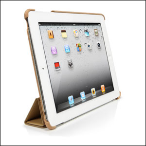 SGP iPad 2 Leather Case Griff Series - Vintage Brown