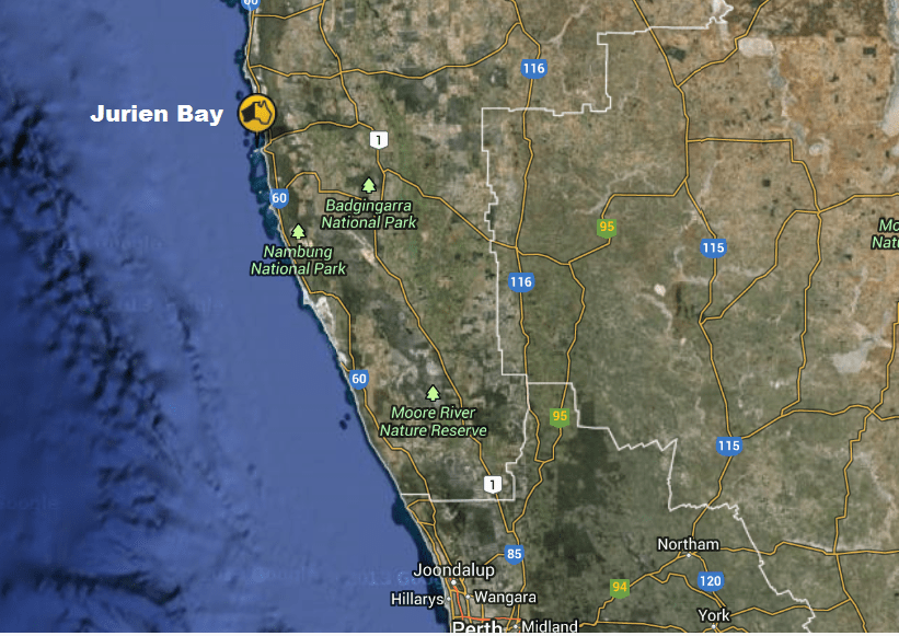 Top Tourist Attraction And Places Map Of Jurien Bay Australia Tourist 