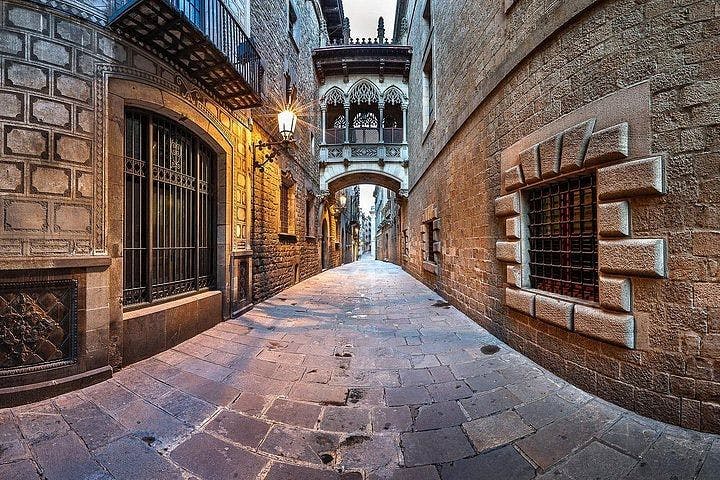 Full cast of dancers, singers and guitar in a xx century stage (theatre city hall). Gothic Quarter Of Barcelona Self Guided Audio Tour Musement
