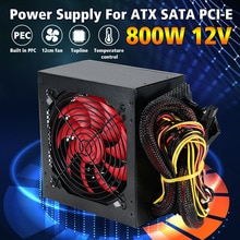 800W Multi Channel PC Power Supply 12cm Fan Comput Grandado 336898565 