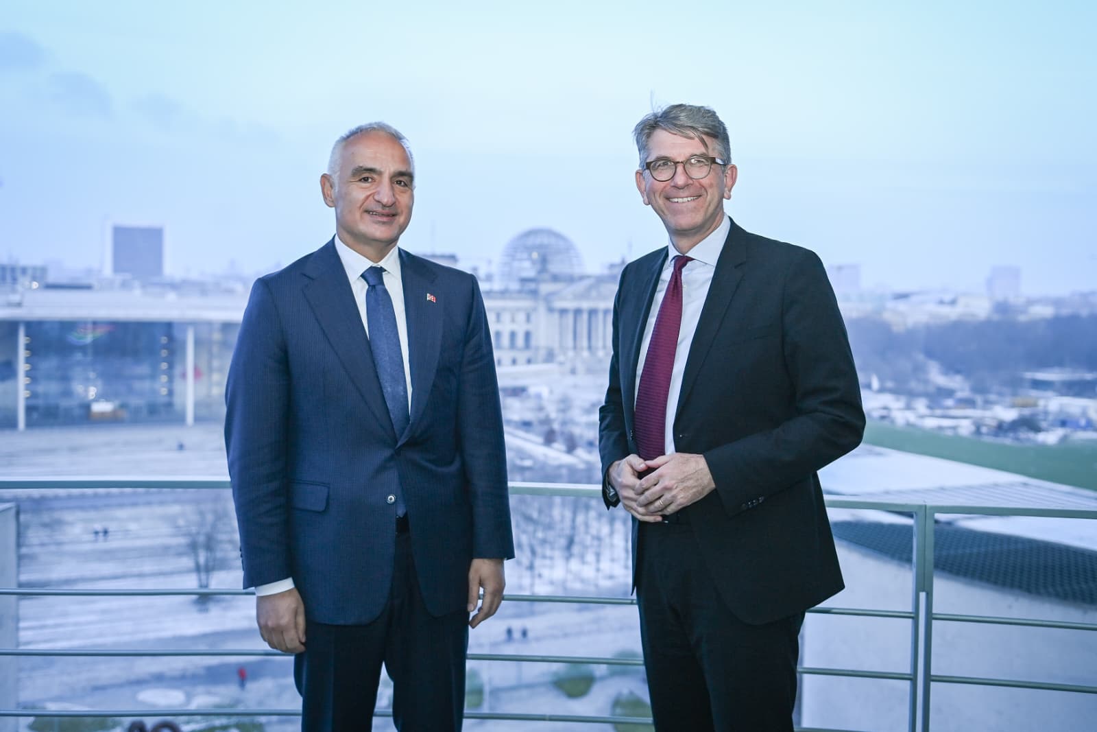 Almanya’da Göbeklitepe sergisi. Bakan Ersoy ve Alman Bakan sergi öncesi buluştu