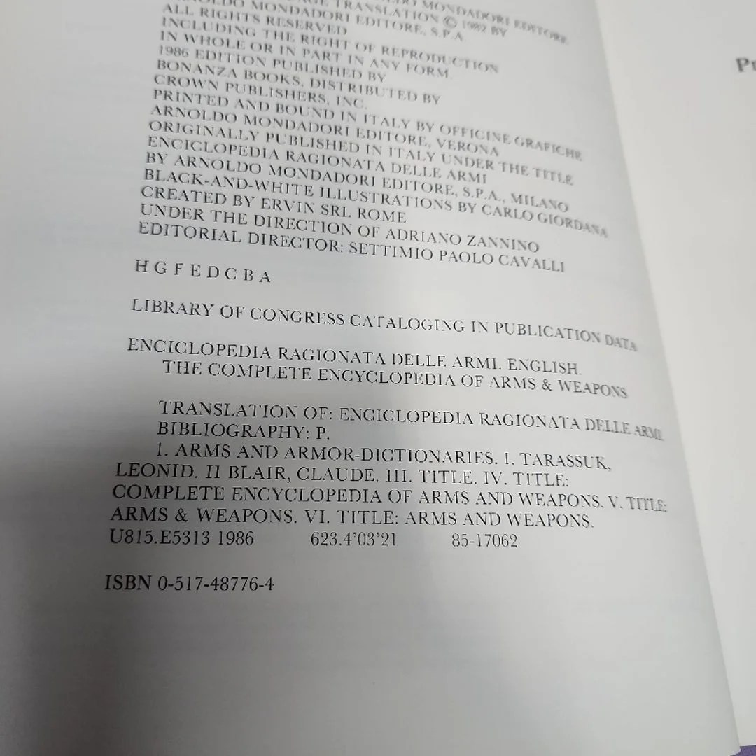 A Weapons Catalog - Vintage Picture Collection - 8K Quality