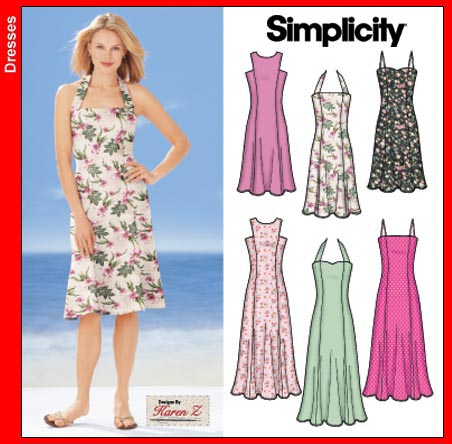 Simplicity sundress patterns for women plus size