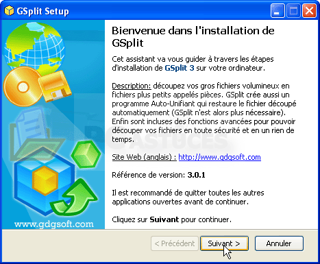 Gsplit Découper un fichier en plusieurs parties avec GSplit | Travail et ...