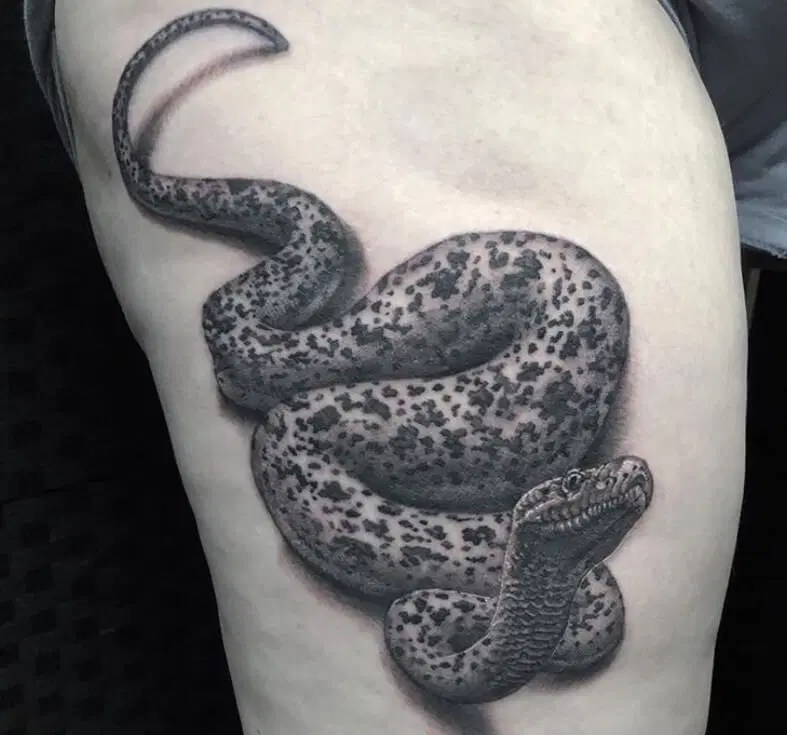 33 Coolest Python Tattoo Designs Petpress - Gorgeous Abstract Pattern - High Resolution