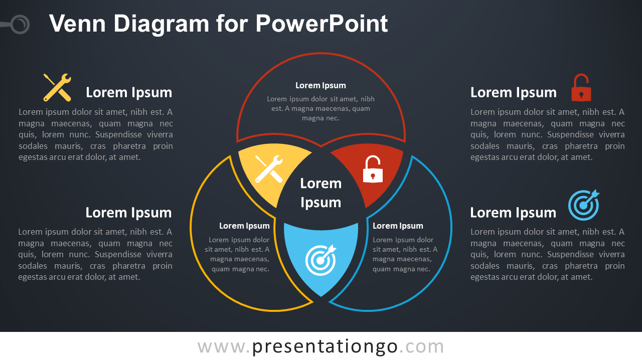 Creative venn diagram powerpoint template is a professional presentation slide. Venn Diagram For Powerpoint Presentationgo