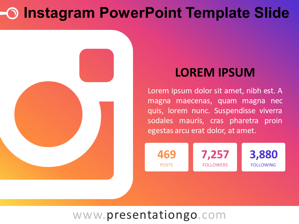 Instagram Powerpoint Template Slide Presentationgo Com