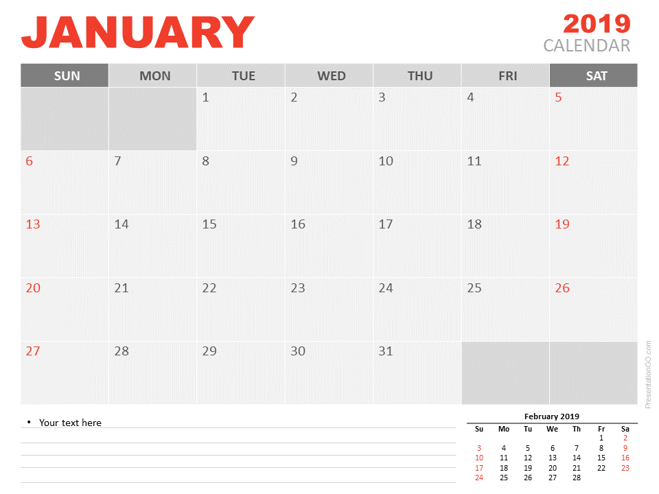 Free Powerpoint Templates About 2019 Presentationgo Com