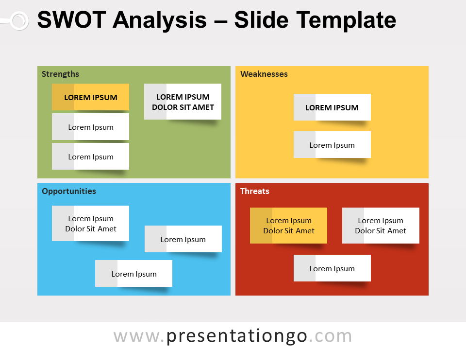 Free Swot Analysis Powerpoint Templates Presentationgo Com