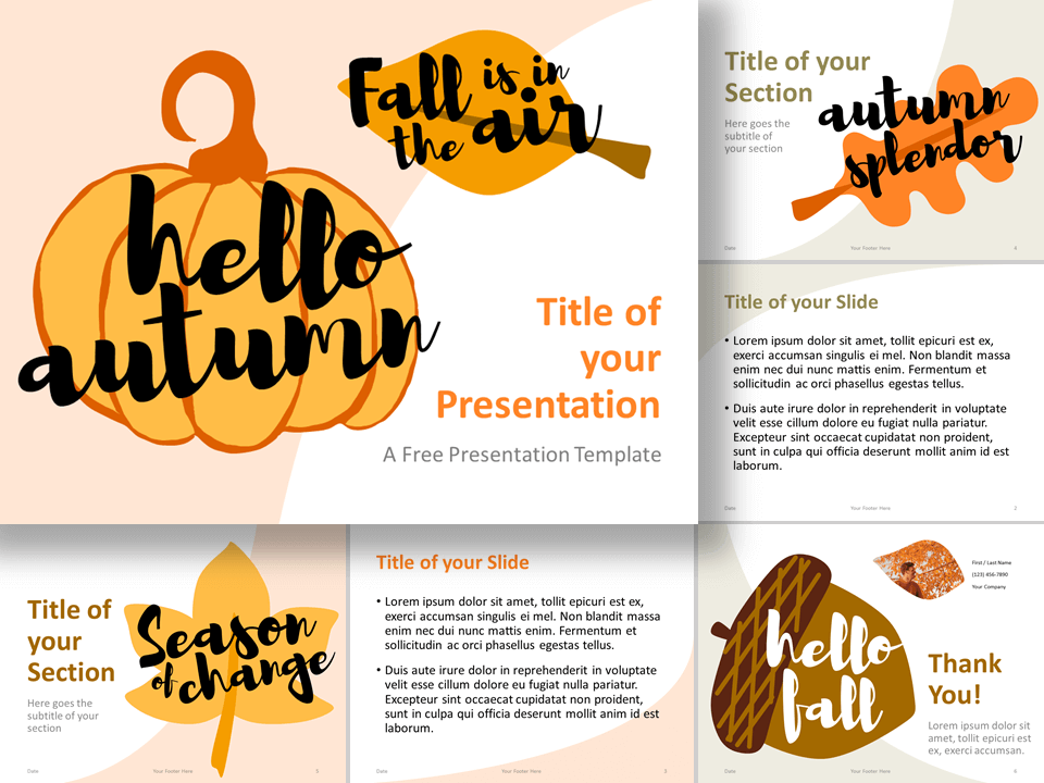 Fall Template For Powerpoint And Google Slides Presentationgo Com