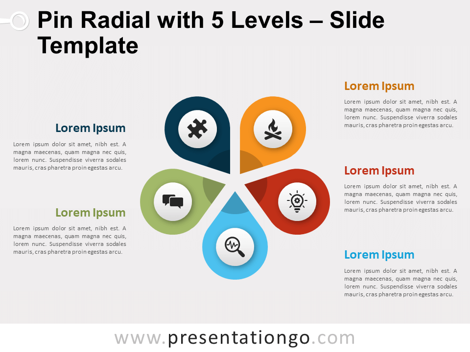 Free Powerpoint Templates About 5 Options Presentationgo Com