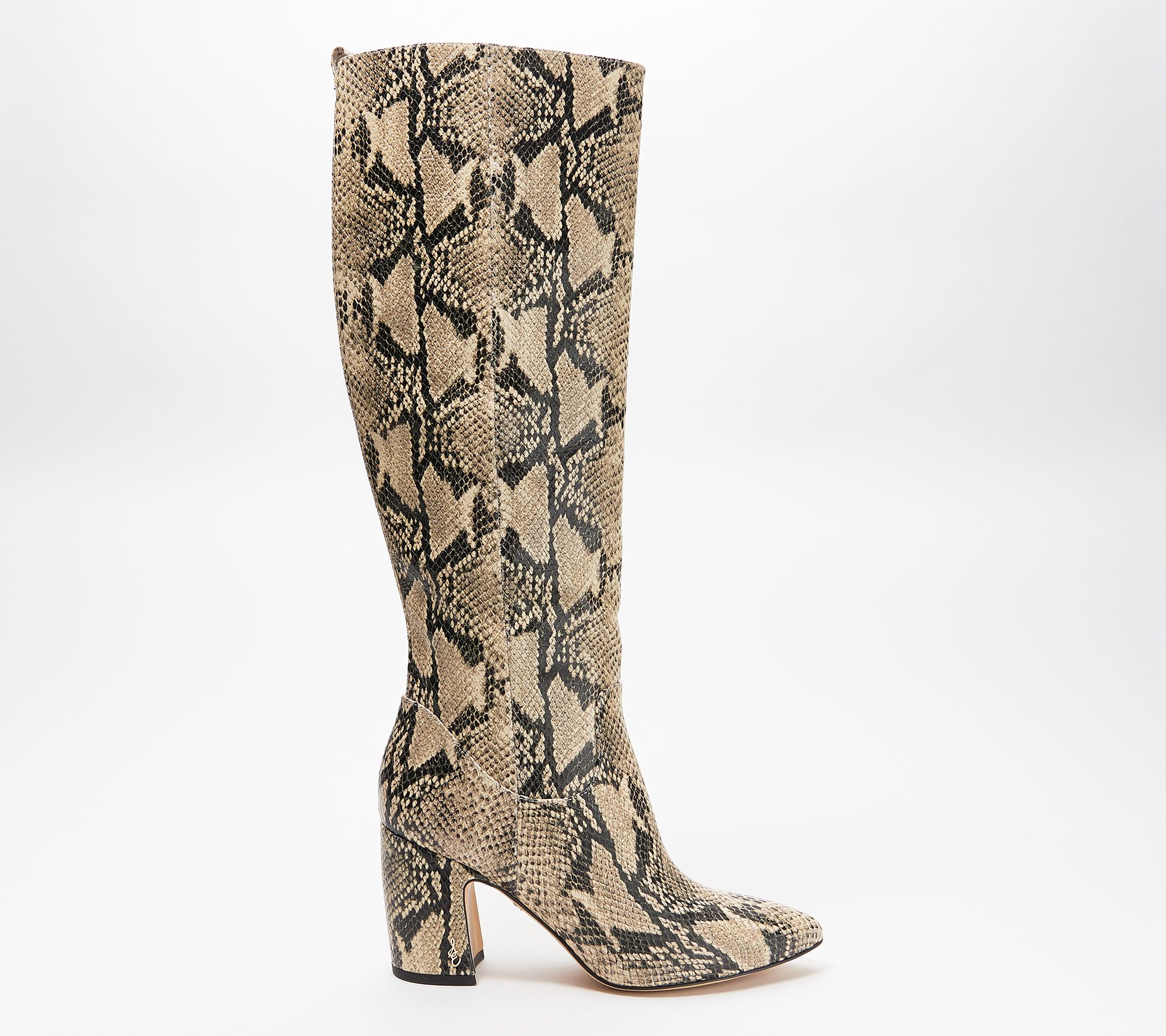 Sam edelman snake-print tall-shaft boots