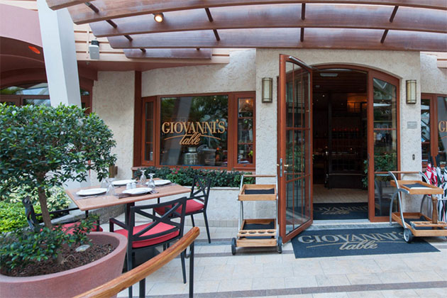 Giovanni S Table On Royal Caribbean Cruises Plus Menu