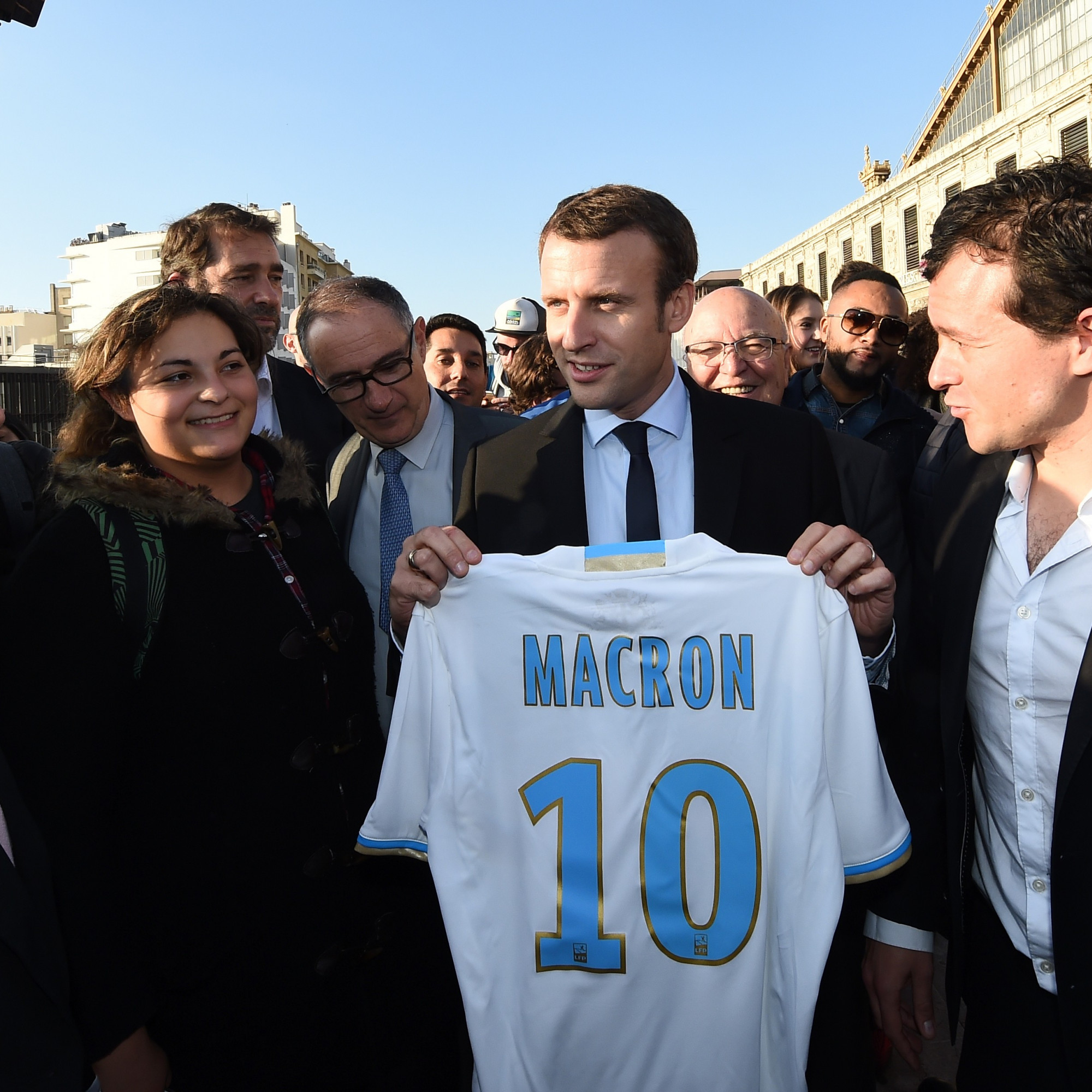 pic Match Macron Om rtl fr
