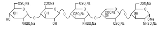 ARIXTRA (fondaparinux sodium) Structural Formula Illustration