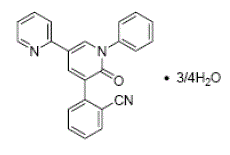 FYCOMPA (perampanel) Structural Formula Illustration