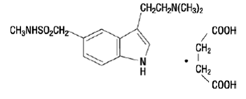IMITREX (sumatriptan succinate) Structural Formula Illustration