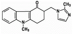 ZOFRAN®<br /><br /> (ondansetron) Structural Formula Illustration
